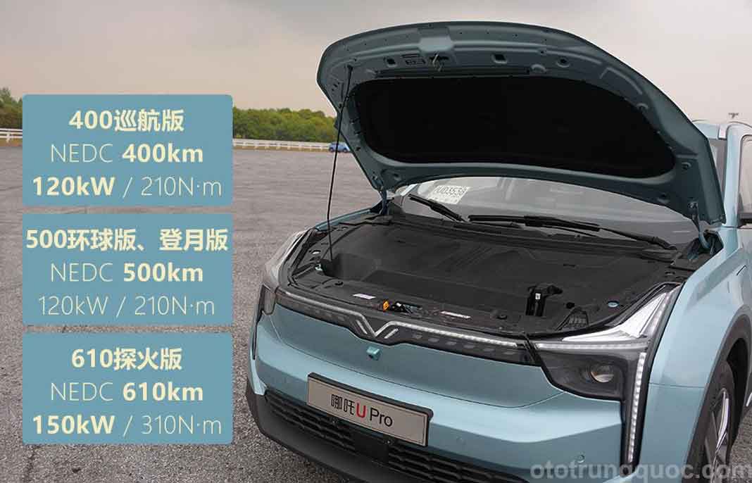 loại cao cấp nhất có thể chạy được quãng đường 610km,