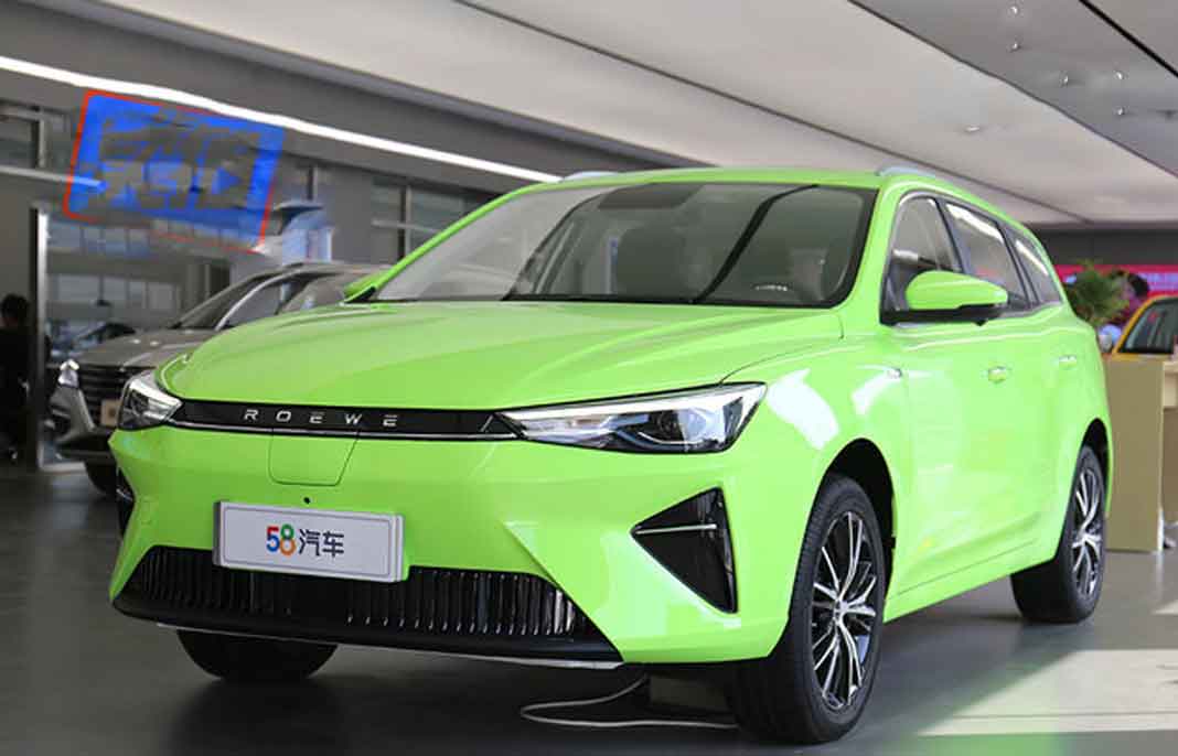 Xe điện Roewe Ei5: xanh lá chuối có làm bạn đắm đuối?